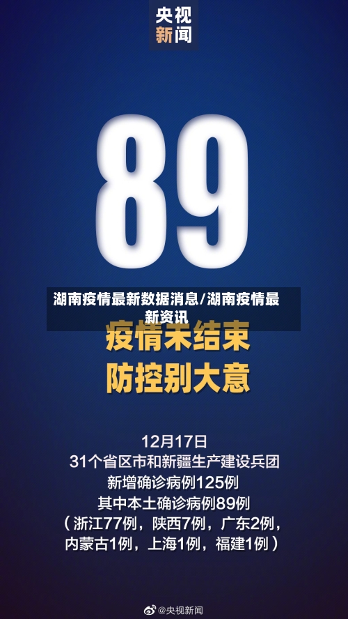 湖南疫情最新数据消息/湖南疫情最新资讯