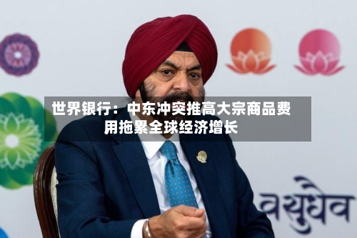 世界银行：中东冲突推高大宗商品费用，拖累全球经济增长-第3张图片