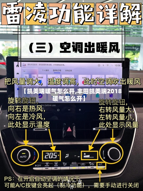 【凯美瑞暖气怎么开,丰田凯美瑞2018暖气怎么开】-第3张图片