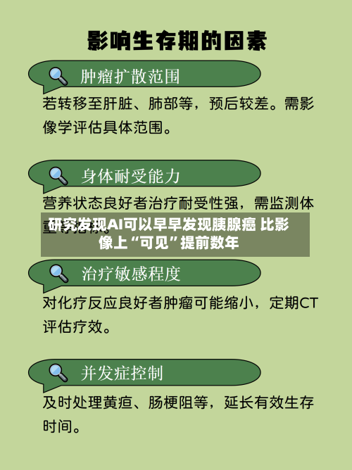 研究发现AI可以早早发现胰腺癌 比影像上“可见”提前数年-第3张图片