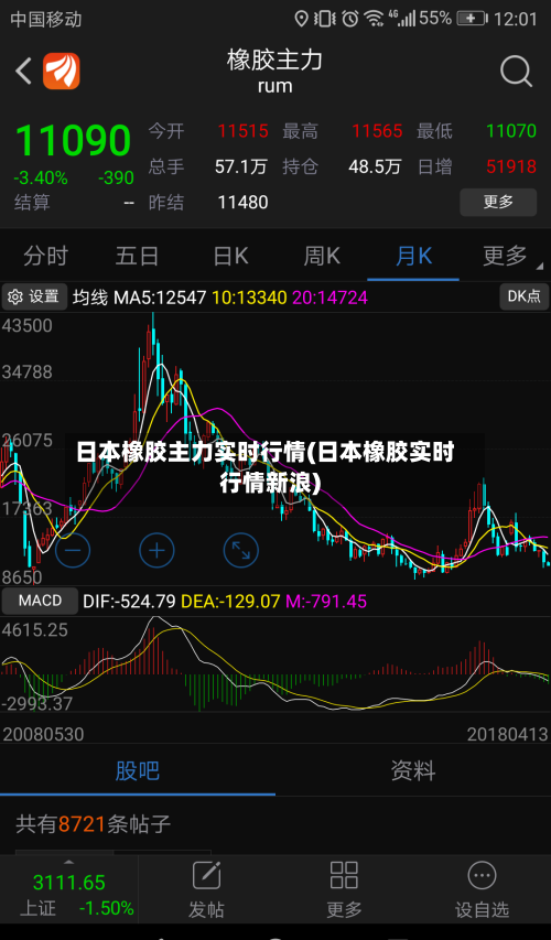 日本橡胶主力实时行情(日本橡胶实时行情新浪)