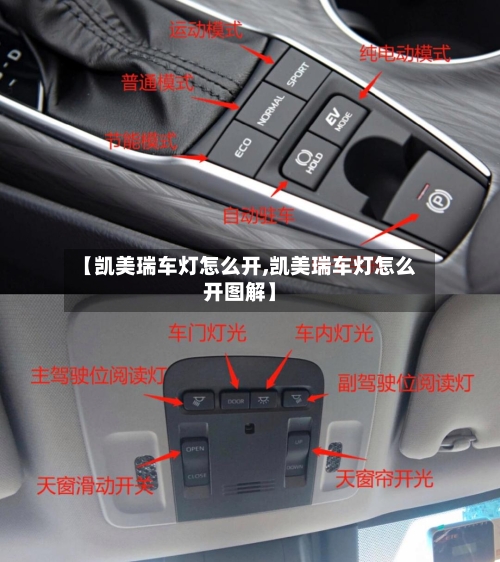 【凯美瑞车灯怎么开,凯美瑞车灯怎么开图解】