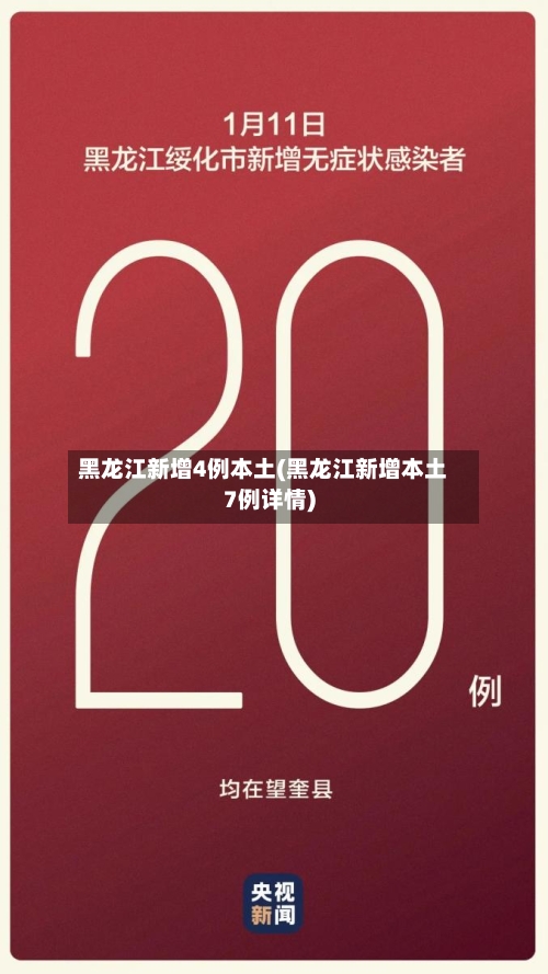 黑龙江新增4例本土(黑龙江新增本土7例详情)-第2张图片