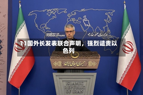 11国外长发表联合声明，强烈谴责以色列-第2张图片
