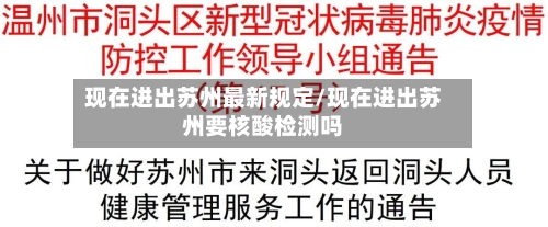 现在进出苏州最新规定/现在进出苏州要核酸检测吗-第3张图片