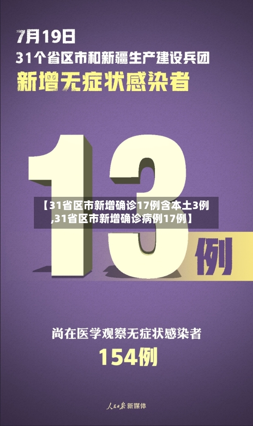 【31省区市新增确诊17例含本土3例,31省区市新增确诊病例17例】-第3张图片