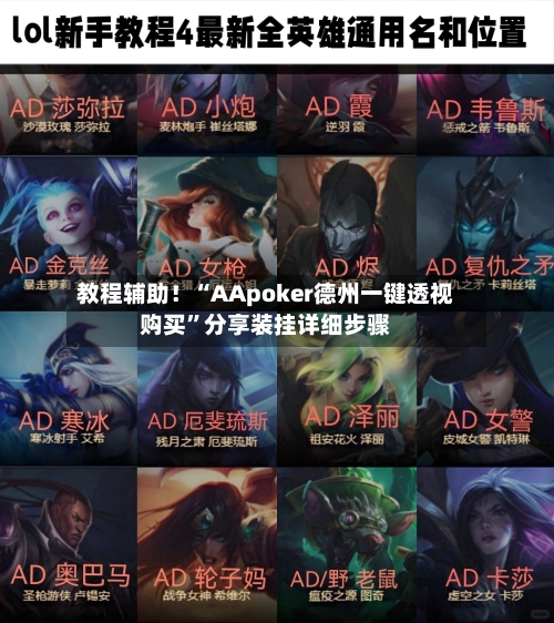 教程辅助！“AApoker德州一键透视购买”分享装挂详细步骤