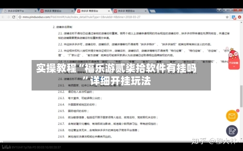 实操教程“福乐游贰柒拾软件有挂吗”详细开挂玩法
