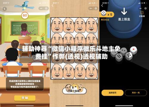 辅助神器“微信小程序微乐斗地主免费挂”作弊(透视)透视辅助-第3张图片
