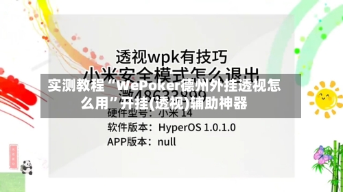 实测教程“WePoker德州外挂透视怎么用	”开挂(透视)辅助神器-第2张图片
