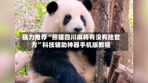 强力推荐“熊猫四川麻将有没有挂官方”科技辅助神器手机版教程