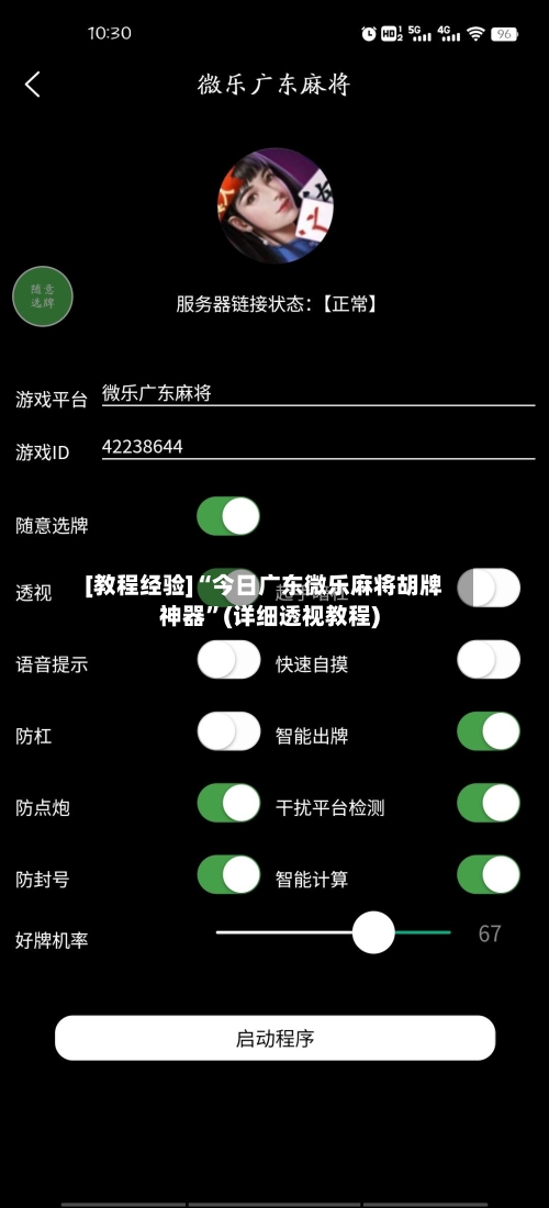 [教程经验]“今日广东微乐麻将胡牌神器	”(详细透视教程)-第3张图片