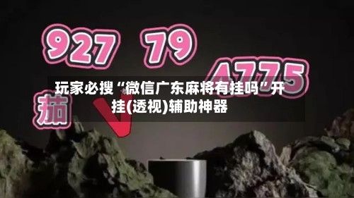 玩家必搜“微信广东麻将有挂吗	”开挂(透视)辅助神器-第3张图片
