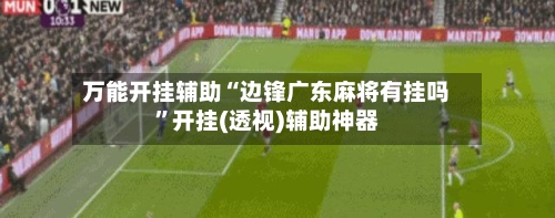 万能开挂辅助“边锋广东麻将有挂吗”开挂(透视)辅助神器-第3张图片