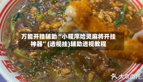 万能开挂辅助“小程序哈灵麻将开挂神器”(透视挂)辅助透视教程-第3张图片