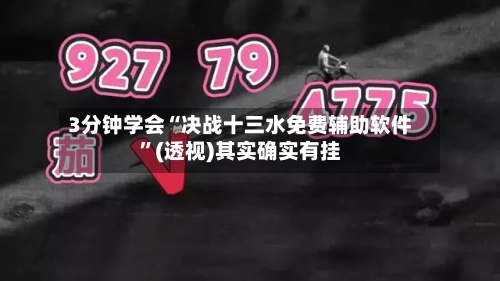 3分钟学会“决战十三水免费辅助软件”(透视)其实确实有挂-第3张图片
