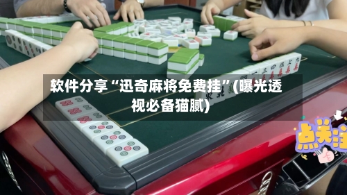 软件分享“迅奇麻将免费挂”(曝光透视必备猫腻)