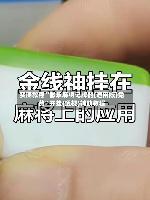 实测教程“微乐麻将记牌器(通用版)免费”开挂(透视)辅助教程-第2张图片