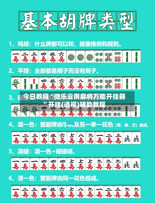 今日教程“微乐云南麻将万能开挂器	”开挂(透视)辅助教程-第2张图片