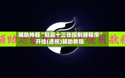 辅助神器“冠赢十三张控制牌程序”开挂(透视)辅助教程-第3张图片