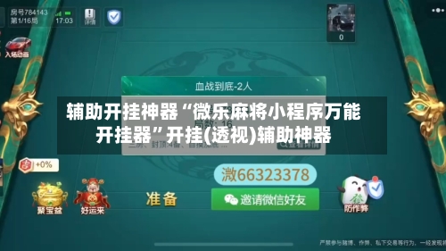 辅助开挂神器“微乐麻将小程序万能开挂器”开挂(透视)辅助神器-第3张图片