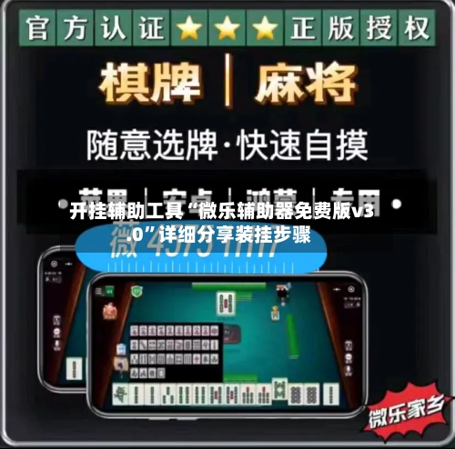 开挂辅助工具“微乐辅助器免费版v3.0”详细分享装挂步骤