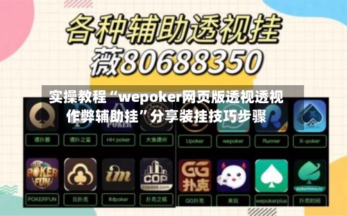实操教程“wepoker网页版透视透视作弊辅助挂”分享装挂技巧步骤-第3张图片