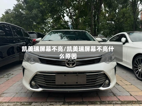 凯美瑞屏幕不亮/凯美瑞屏幕不亮什么原因-第2张图片