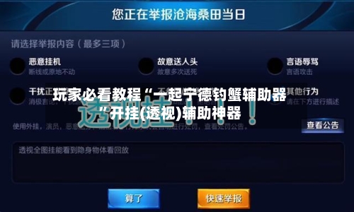 玩家必看教程“一起宁德钓蟹辅助器	”开挂(透视)辅助神器-第2张图片