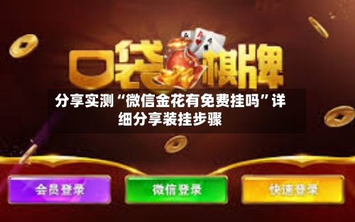 分享实测“微信金花有免费挂吗”详细分享装挂步骤-第2张图片