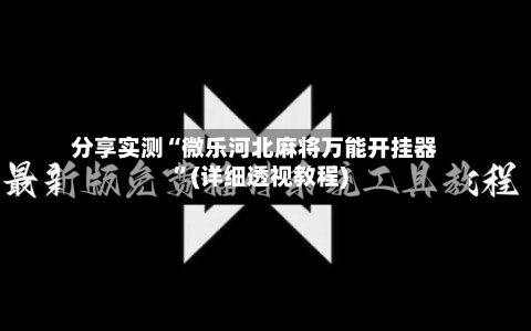 分享实测“微乐河北麻将万能开挂器”(详细透视教程)-第3张图片