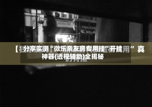 分享实测“微乐亲友房专用挂”开挂神器{透视辅助}全揭秘-第3张图片