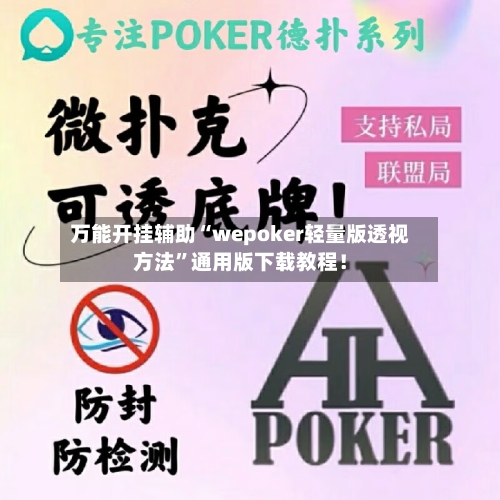 万能开挂辅助“wepoker轻量版透视方法	”通用版下载教程！-第3张图片