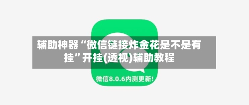 辅助神器“微信链接炸金花是不是有挂”开挂(透视)辅助教程-第2张图片