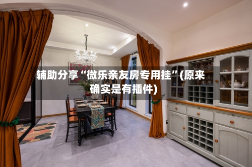 辅助分享“微乐亲友房专用挂”(原来确实是有插件)