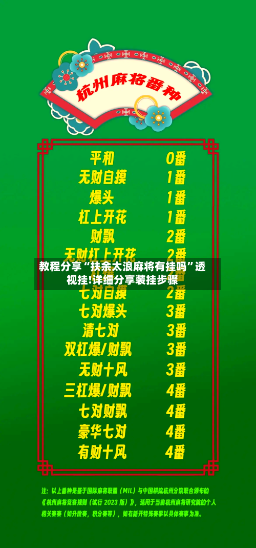 教程分享“扶余太浪麻将有挂吗”透视挂!详细分享装挂步骤