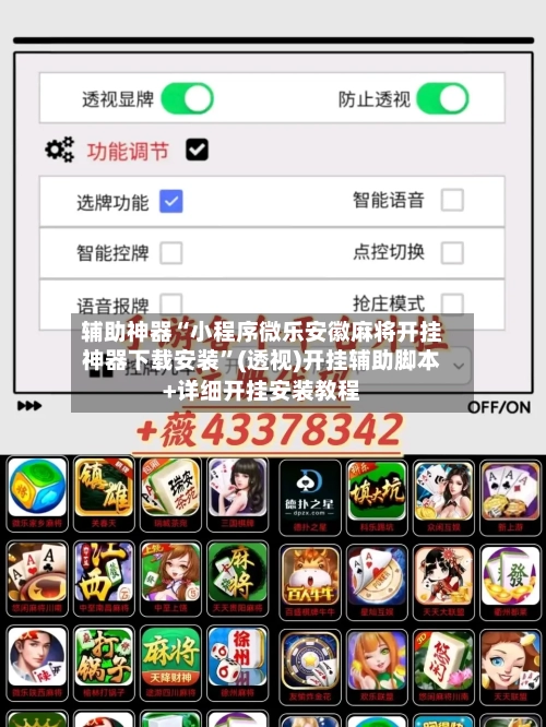辅助神器“小程序微乐安徽麻将开挂神器下载安装	”(透视)开挂辅助脚本+详细开挂安装教程-第2张图片