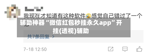 辅助神器“微信红包秒挂永久app”开挂(透视)辅助-第3张图片