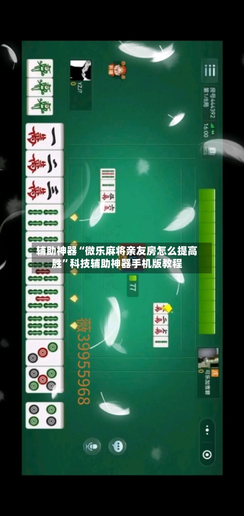辅助神器“微乐麻将亲友房怎么提高胜	”科技辅助神器手机版教程-第2张图片