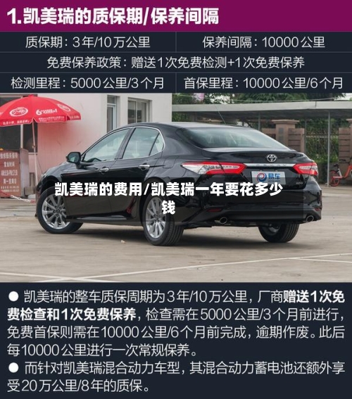 凯美瑞的费用/凯美瑞一年要花多少钱