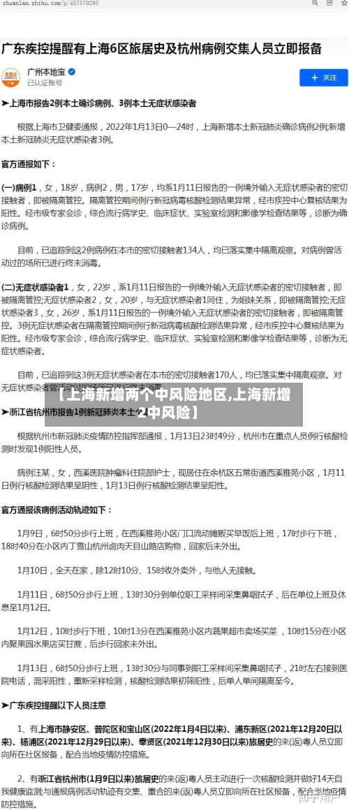 【上海新增两个中风险地区,上海新增2中风险】-第2张图片
