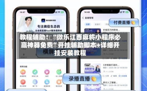 教程辅助！“微乐江西麻将小程序必赢神器免费”开挂辅助脚本+详细开挂安装教程-第2张图片