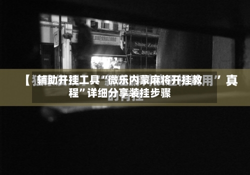 辅助开挂工具“微乐内蒙麻将开挂教程”详细分享装挂步骤-第2张图片