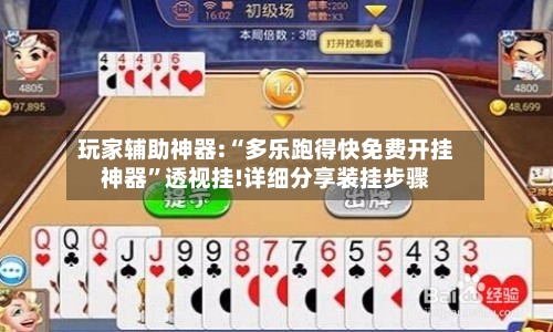 玩家辅助神器:“多乐跑得快免费开挂神器	”透视挂!详细分享装挂步骤-第3张图片