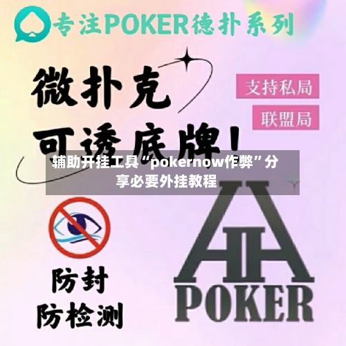 辅助开挂工具“pokernow作弊”分享必要外挂教程