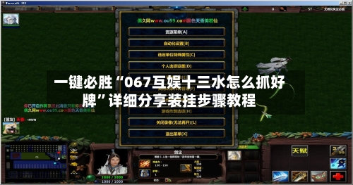 一键必胜“067互娱十三水怎么抓好牌	”详细分享装挂步骤教程-第2张图片