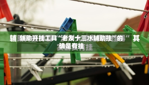 辅助开挂工具“老友十三水辅助挂”的确是有挂