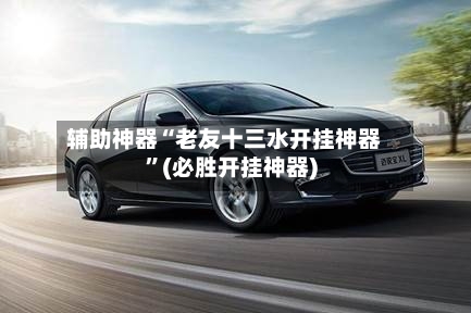 辅助神器“老友十三水开挂神器”(必胜开挂神器)