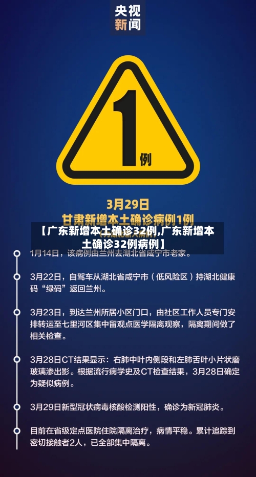【广东新增本土确诊32例,广东新增本土确诊32例病例】