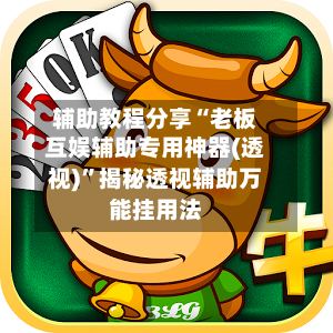 辅助教程分享“老板互娱辅助专用神器(透视)”揭秘透视辅助万能挂用法